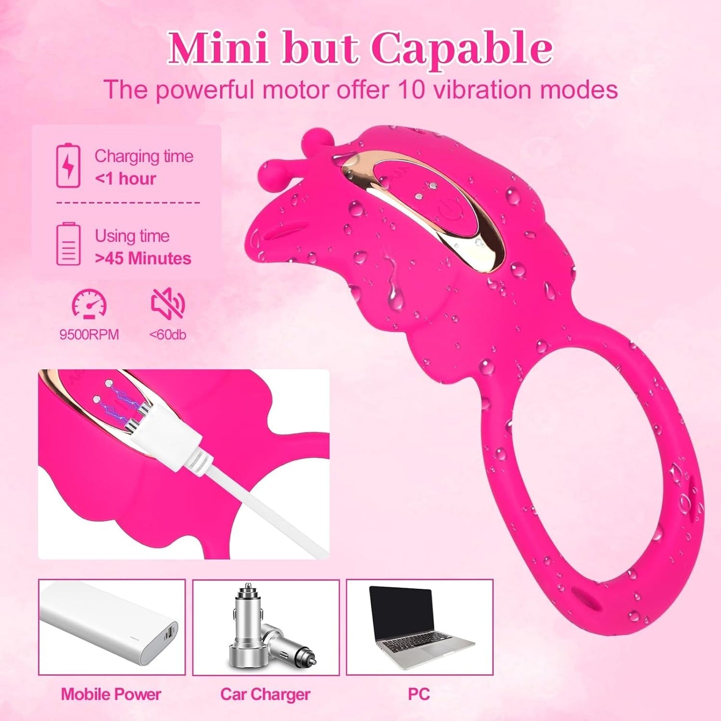 Kit de vibromasseur 3-en-1 pour couples BlushPlay
