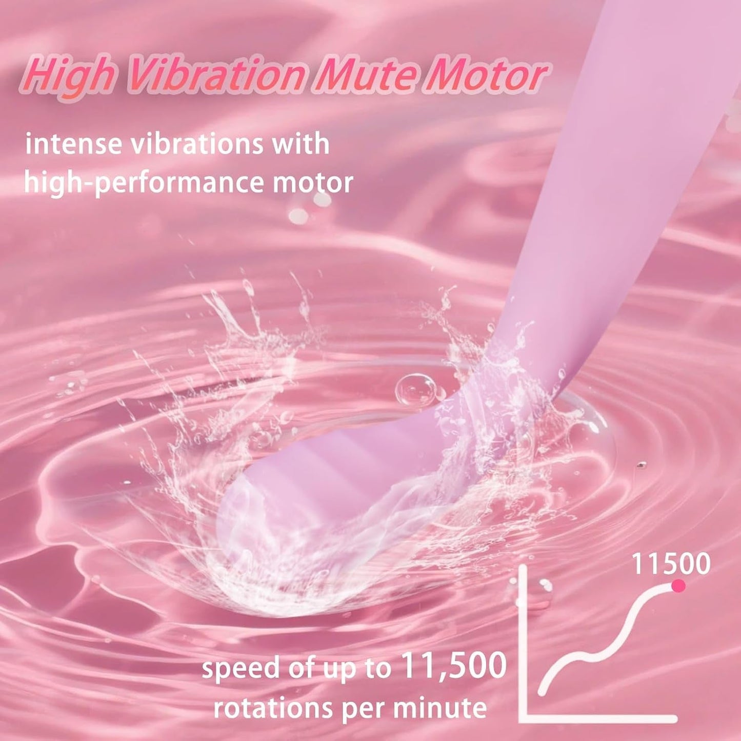 Vibrador de varita BlushSpiral para punto G
