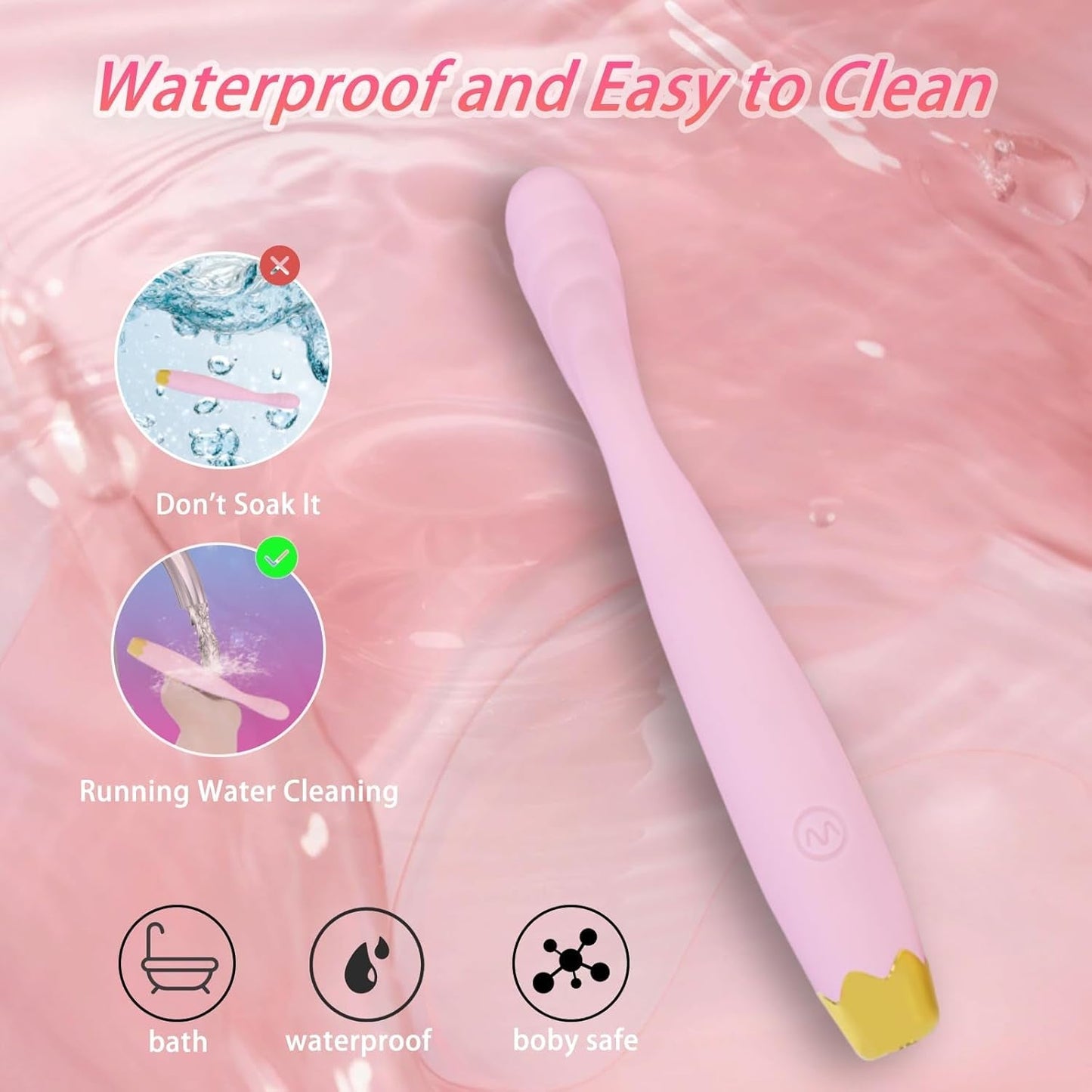 Vibrador de varita BlushSpiral para punto G
