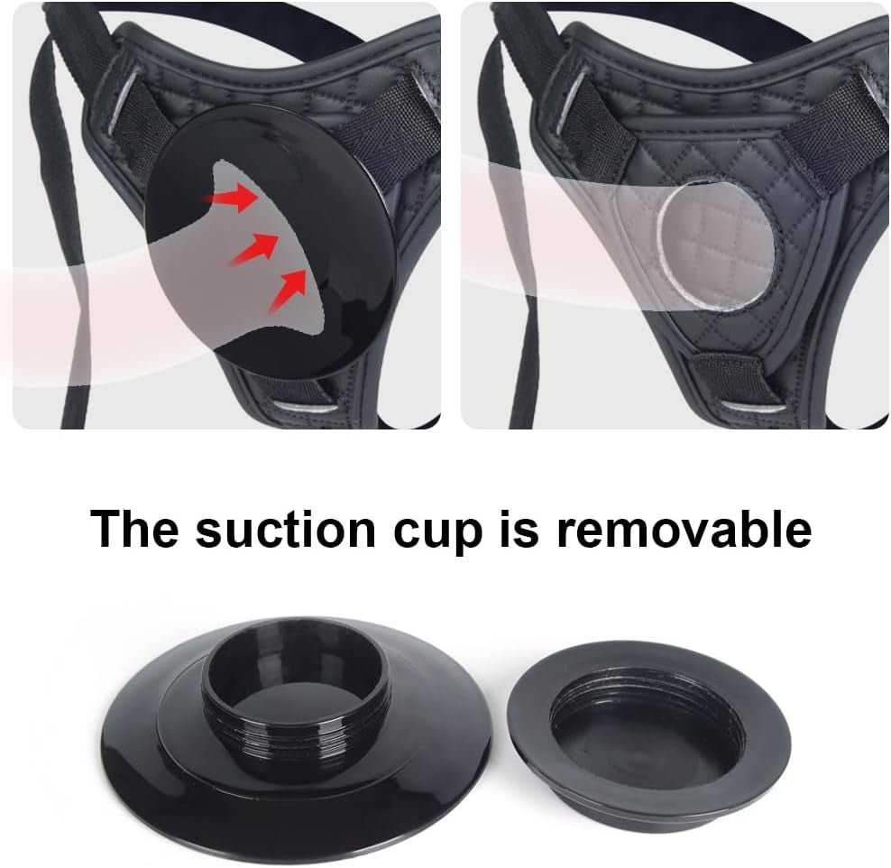 BoldHarness Adjustable Leather Strap-On Dildo Harness