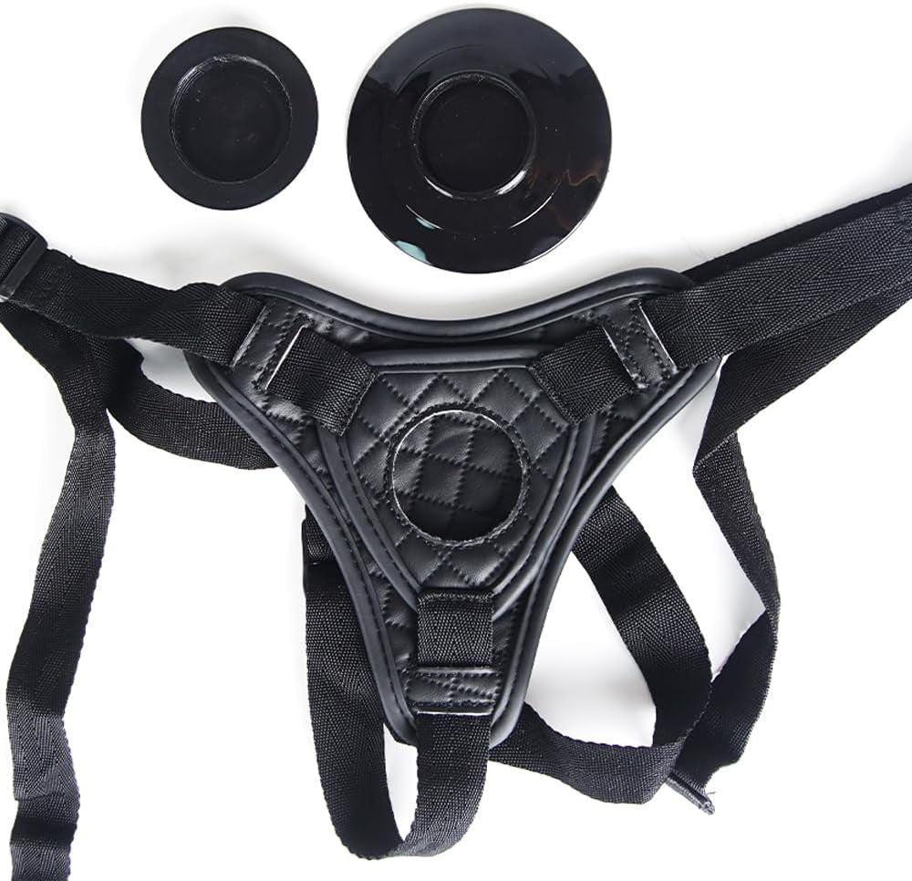 BoldHarness Adjustable Leather Strap-On Dildo Harness