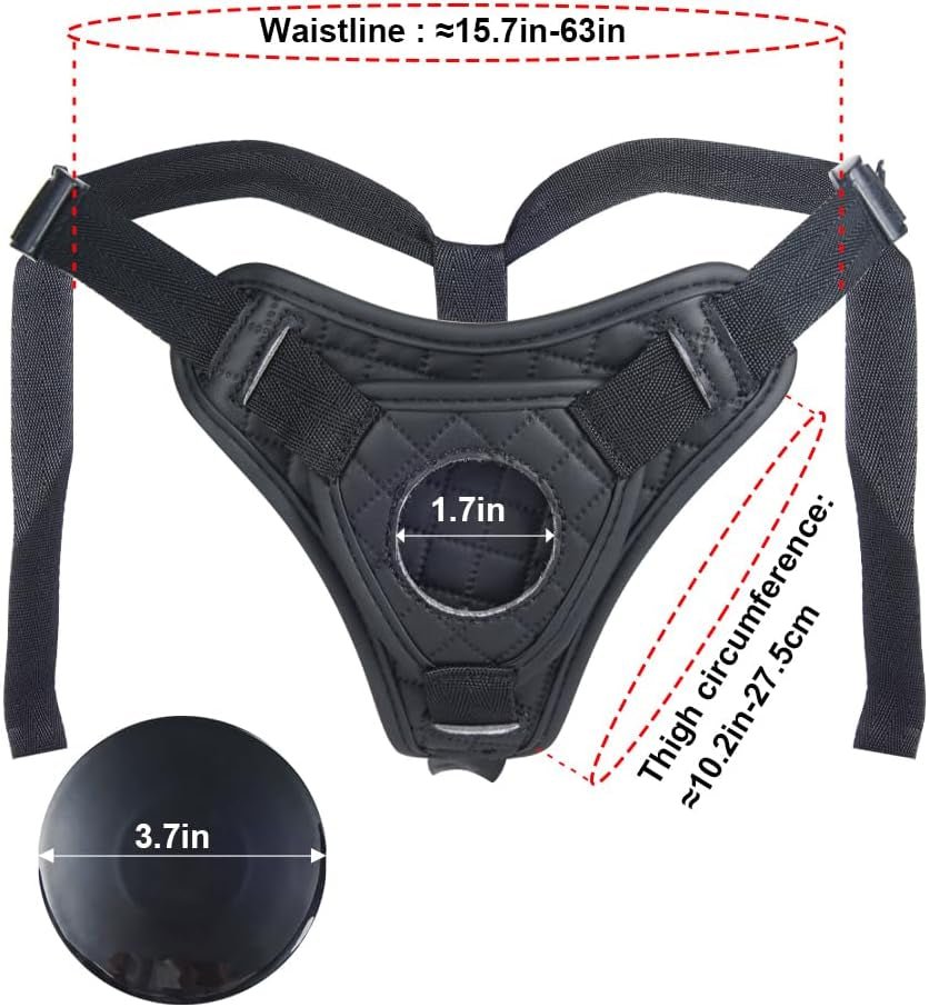 BoldHarness Adjustable Leather Strap-On Dildo Harness