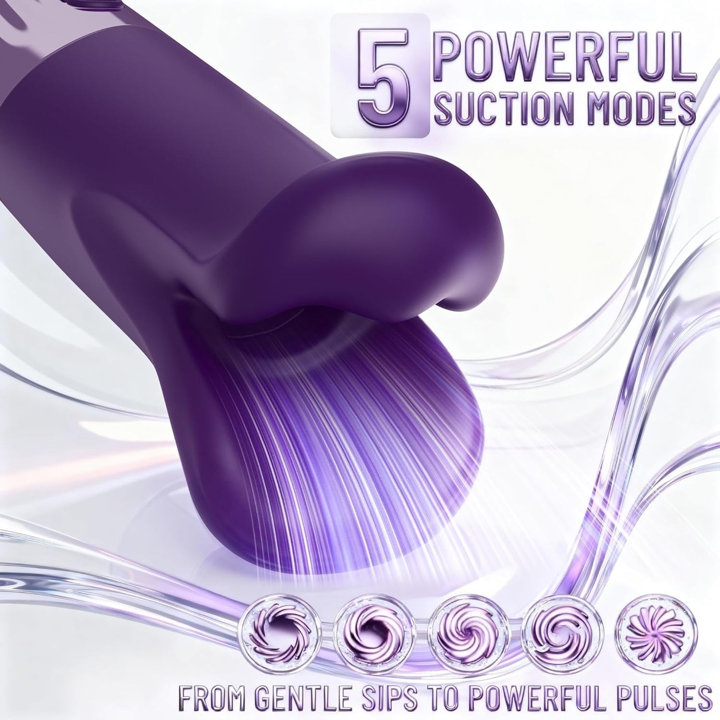 BoldMouth Sucking Male Stroker 5 Suction + 10 Vibe Trainer