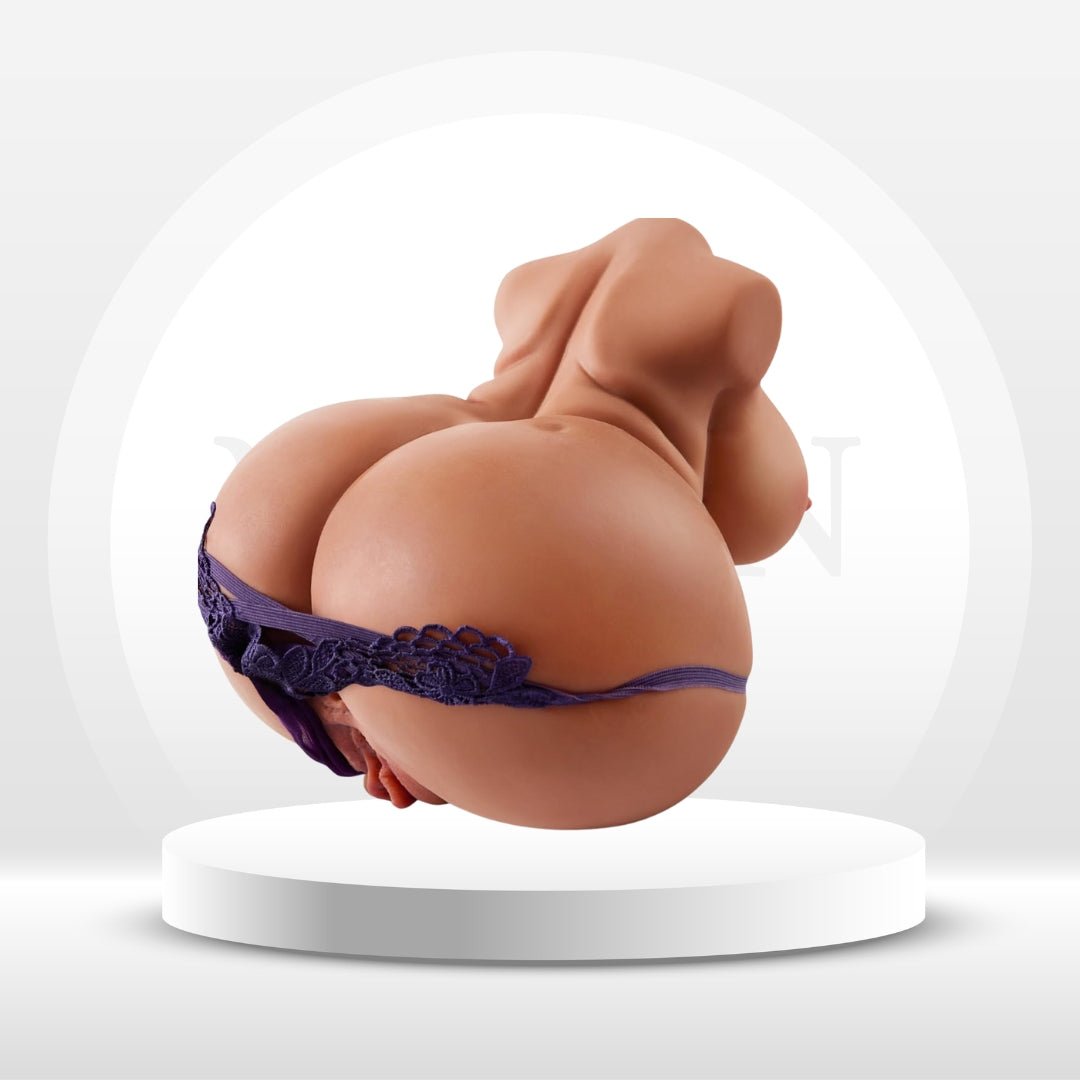 BounceBliss Brown BBW Muñeca Sexual Stroker
