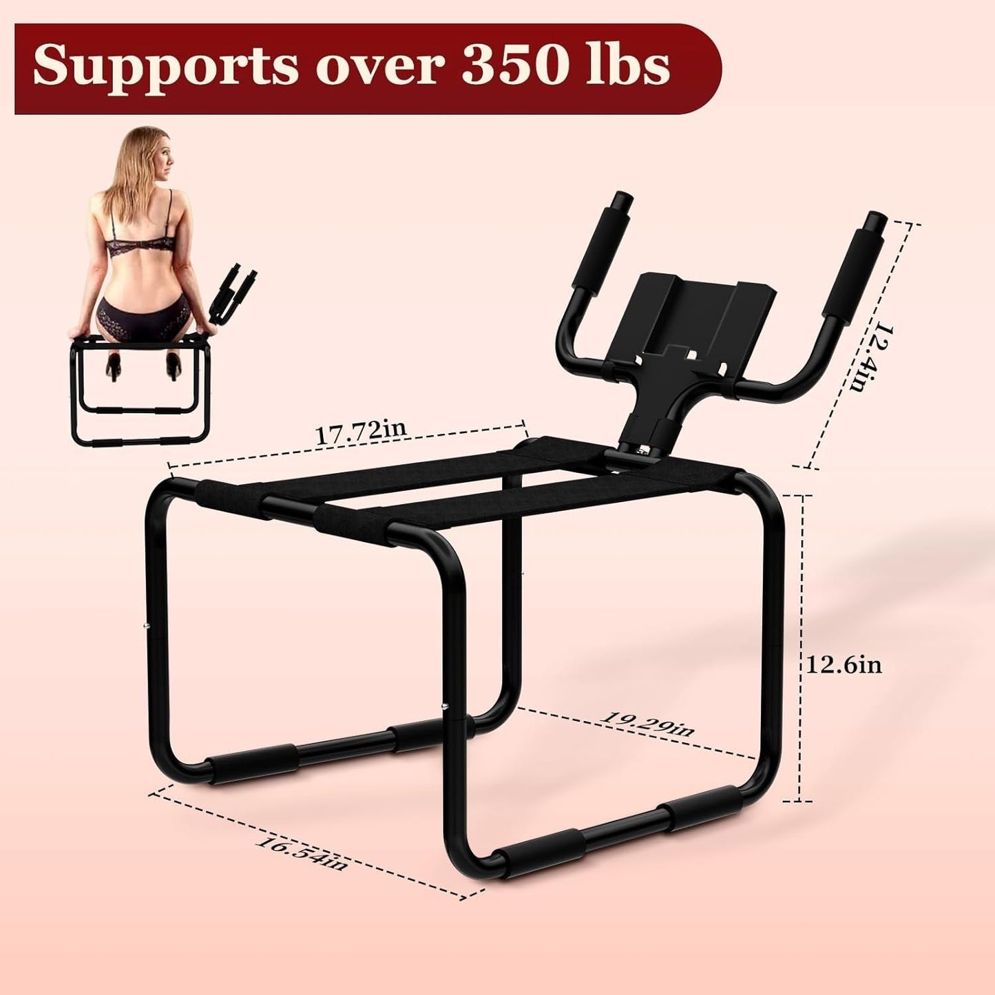 Silla de sexo BounceCore ajustable con posición de rebote