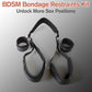 Correas ajustables de sujeción BDSM BoundFlex con puños acolchados