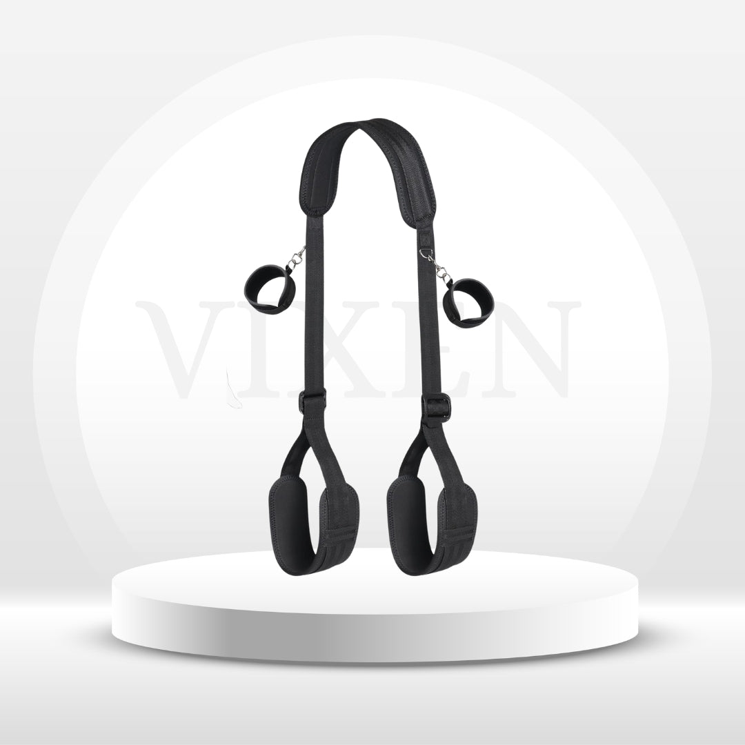 Correas ajustables de sujeción BDSM BoundFlex con puños acolchados