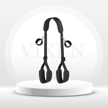 Correas ajustables de sujeción BDSM BoundFlex con puños acolchados