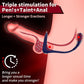 BuckleDown Adjustable Cock Ring Prostate Massager 10 Modes