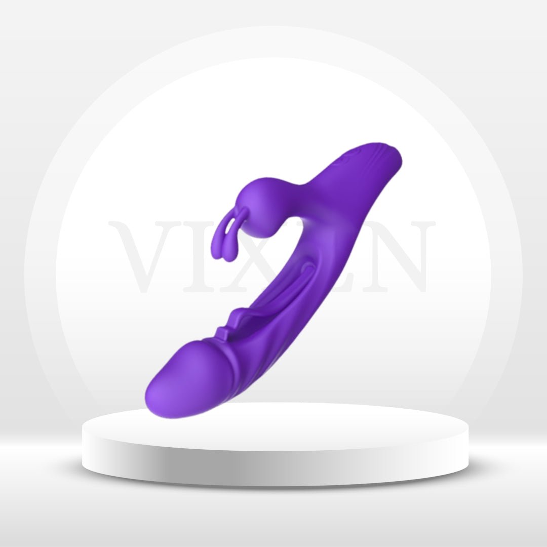 Vibrador con aletas BunnyBliss – 7 modos de vibración