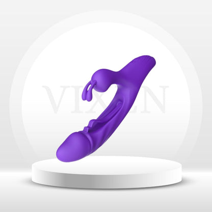 Vibrador con aletas BunnyBliss – 7 modos de vibración
