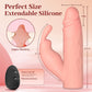 Manchon de pénis vibrant pour stimulation clitoridienne BunnyBoost
