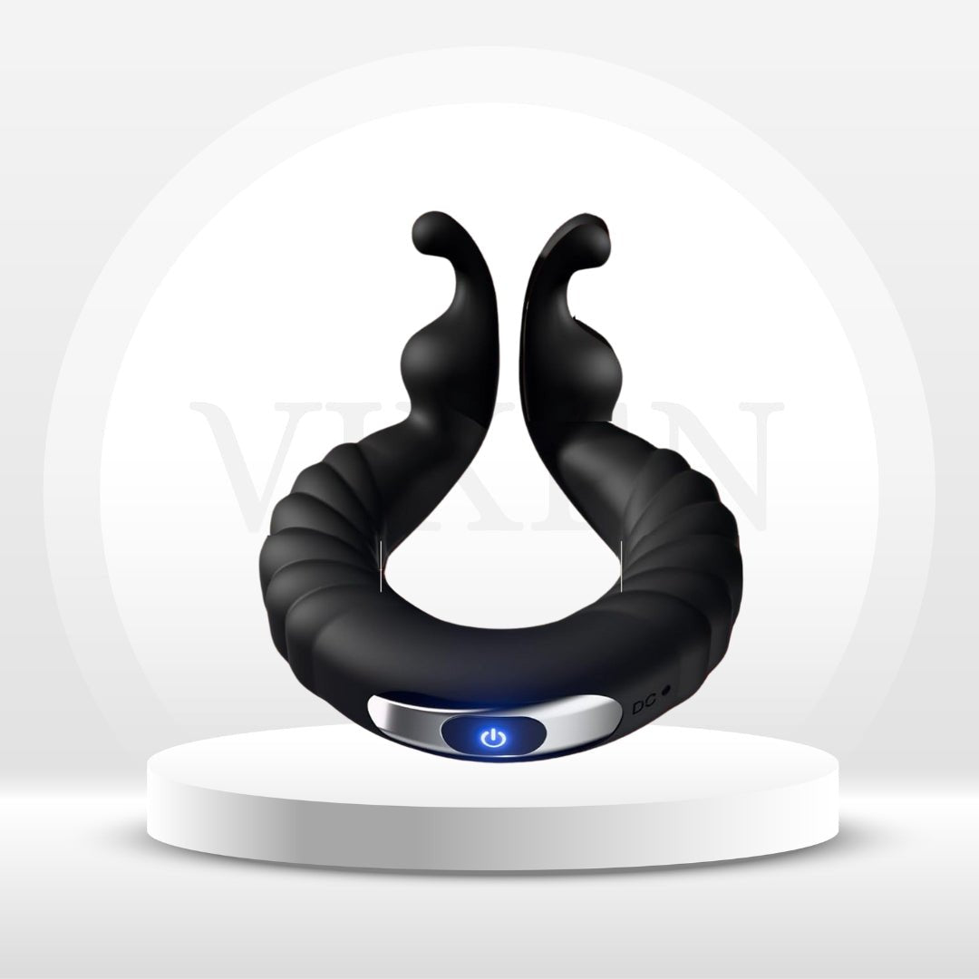 Anillo para pene vibrador dual BunnyClasp