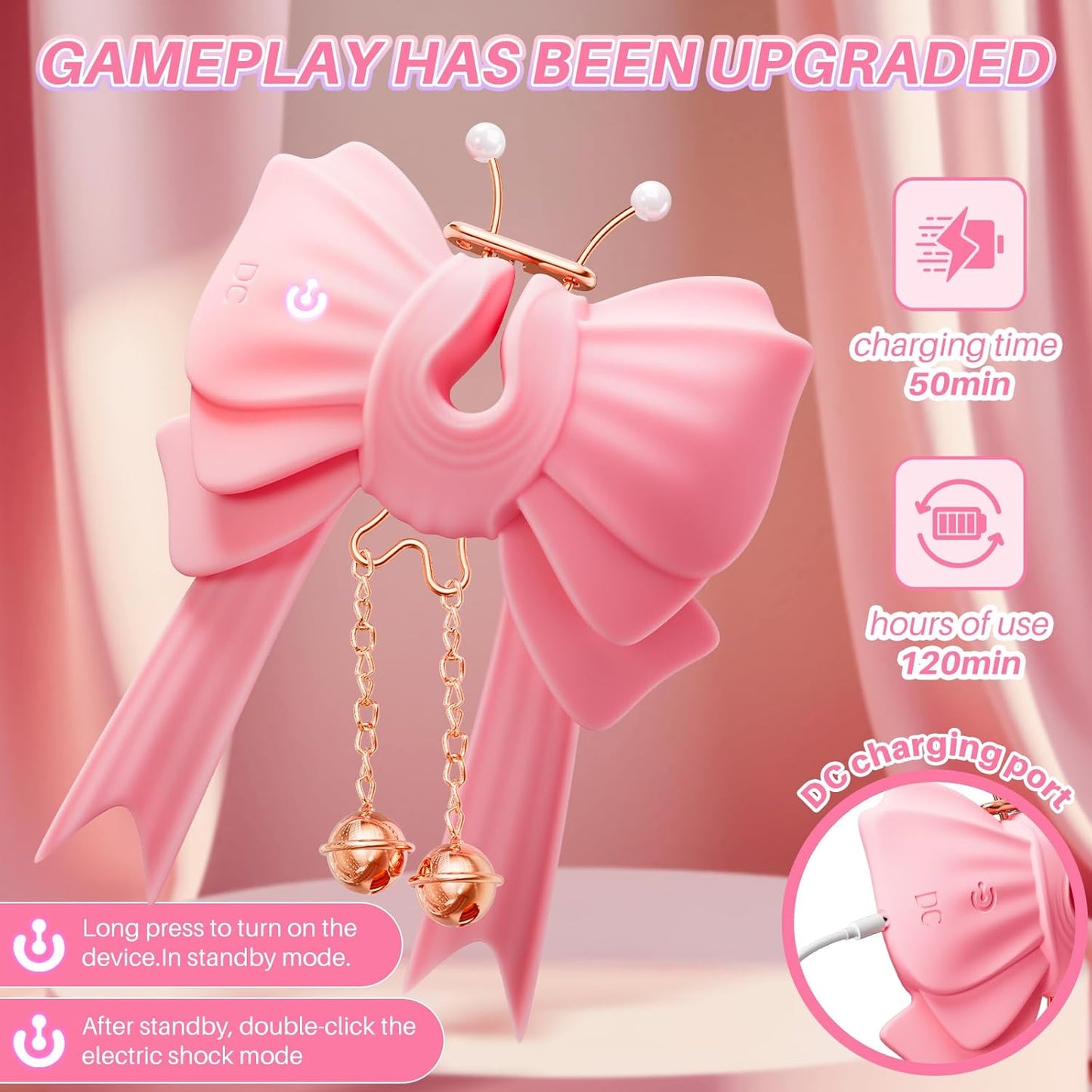 ButterflyPulse BDSM Shock Nipple Clamps