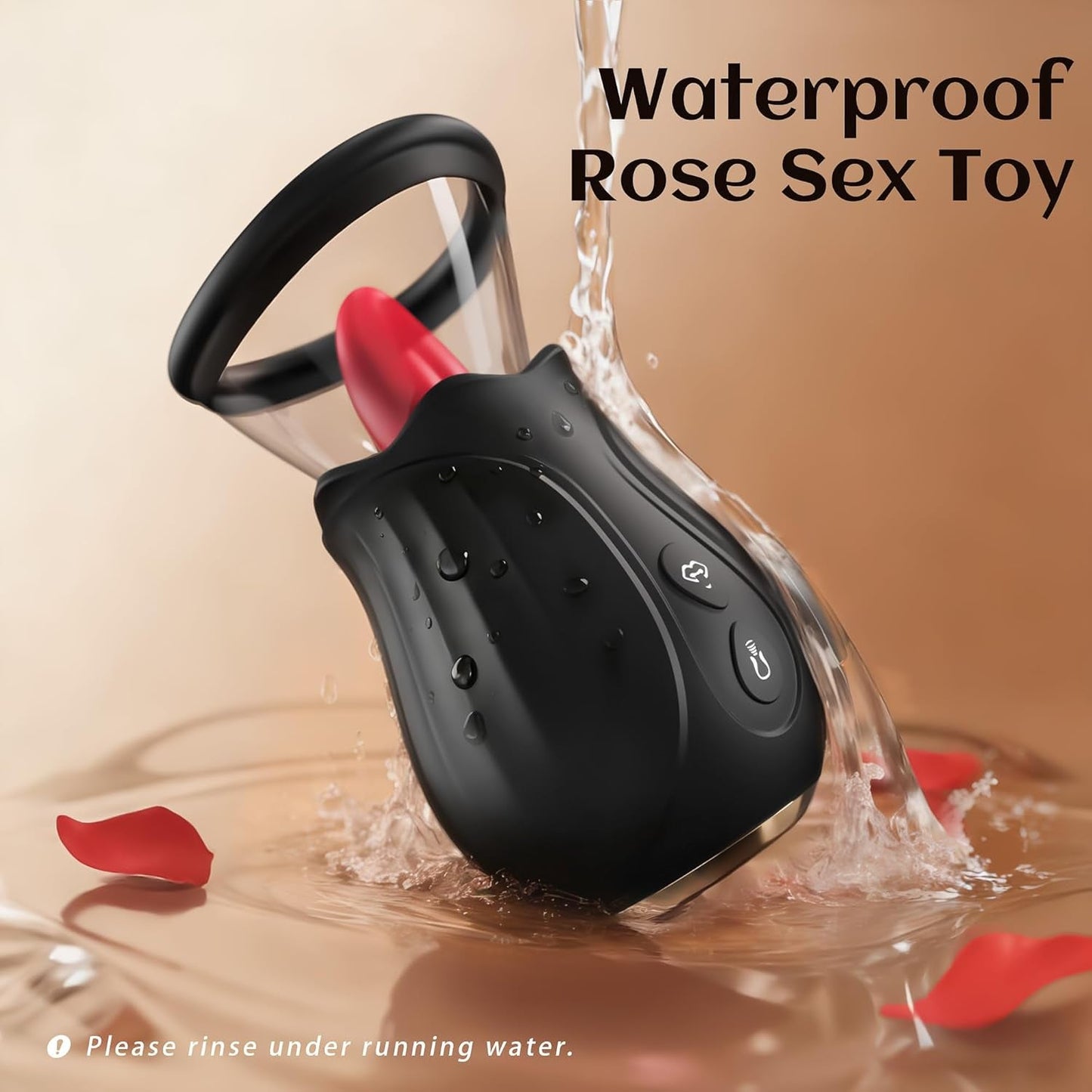 Rosynex IA Vibrador Rosa Succión Lamer Control por Aplicación
