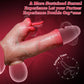 Anillo vibrador para el pene TongueVolt con 10 modos a distancia