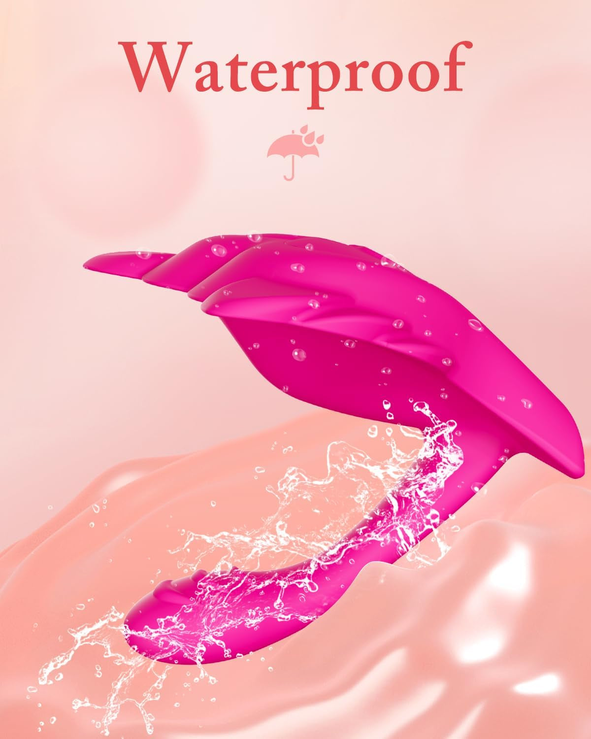 Vibrador de clítoris portátil FlutterSync controlado por aplicación