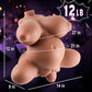 NoctaBelly Brown 4-Hole TPE Prolapse Torso Sex Doll