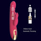 Vibrador de conejo TitanWave de 9" con 15 modos, con empuje y sumergible