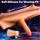 Bragas de silicona sin tirantes FlexSkin Dildo de 7 pulgadas