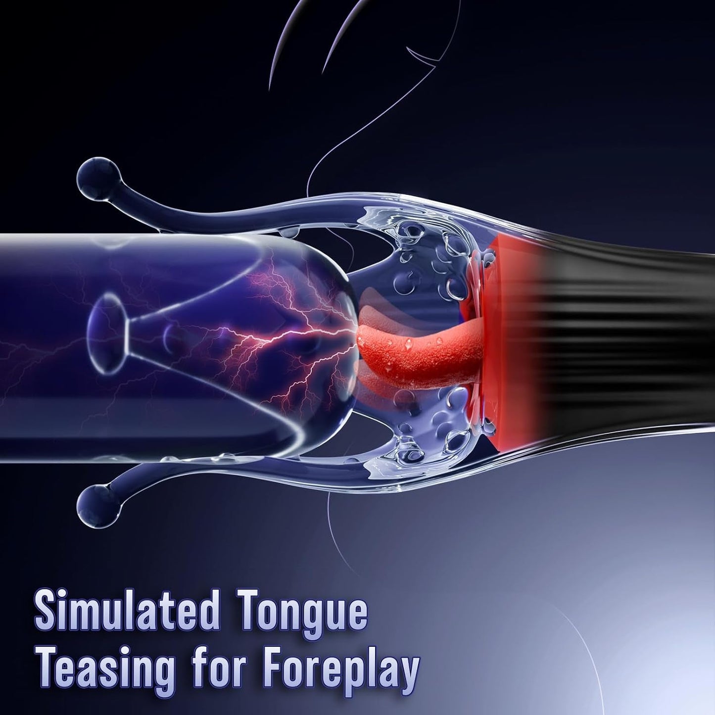 LushTentacle Training Licking Vibrator 10 Modes Sleeve