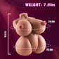 Luvexa 7.5lb 4 en 1 Muñeca sexual Torso Marrón claro