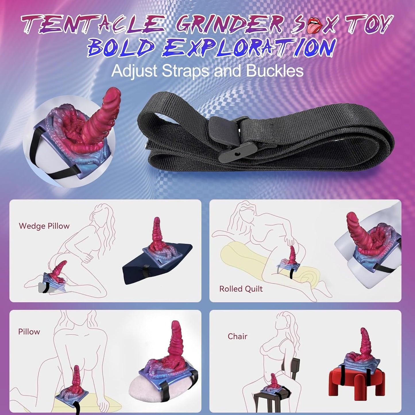 Vibrador Tentacle Riding TentaraX 10 Modos Remoto