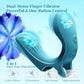 DualiX Vibrador de dedo de doble motor 10 modos resistente al agua
