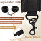 Set BDSM de barra separadora ajustable FlexBound con esposas