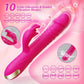 CoreThrust Vibrador Conejo Empuje 3 Empujes 10 Modos Silicona