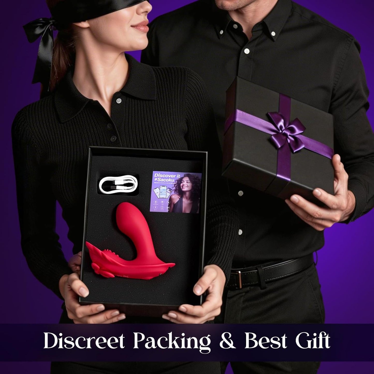 Vibrador bragas control remoto ShadowSync APP con dildo de punto G