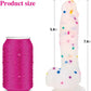 CrystalTone 7.6” Confetti Silicone Dildo Suction Cup Beginner
