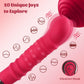 SpinLush Rotating Beads G-Spot Dildo Vibrator Wand