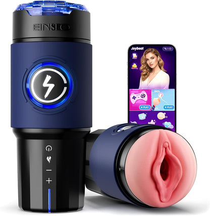 SynchroHeat AI App Godemichet de poche chauffant et vibrant