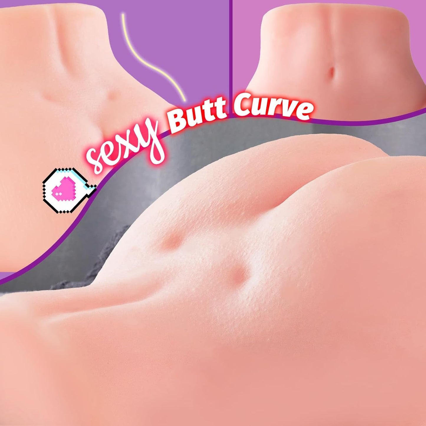 SilhouetteSplit Portable Double Canal Mâle Masturbateur Poupée Sexuelle 1,9 kg