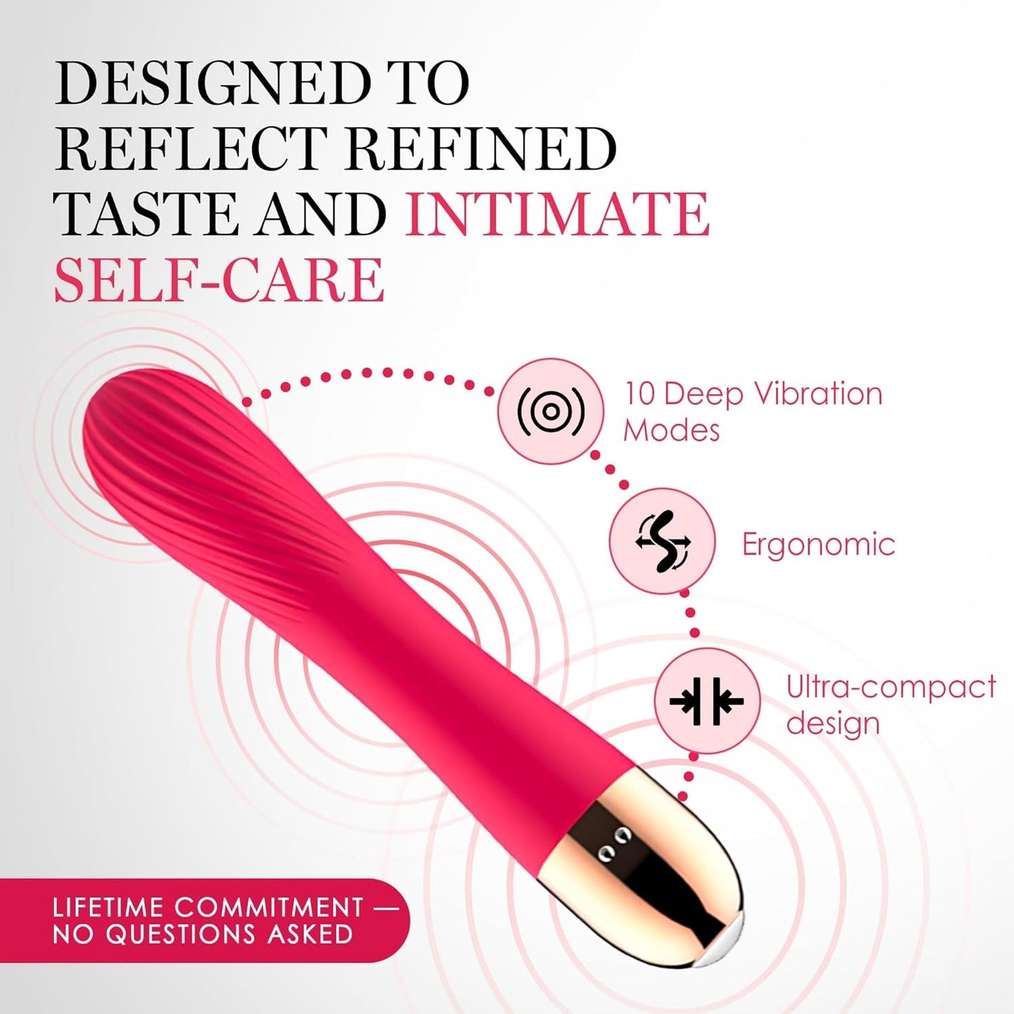 SilkRipple Textured Wand Vibrator