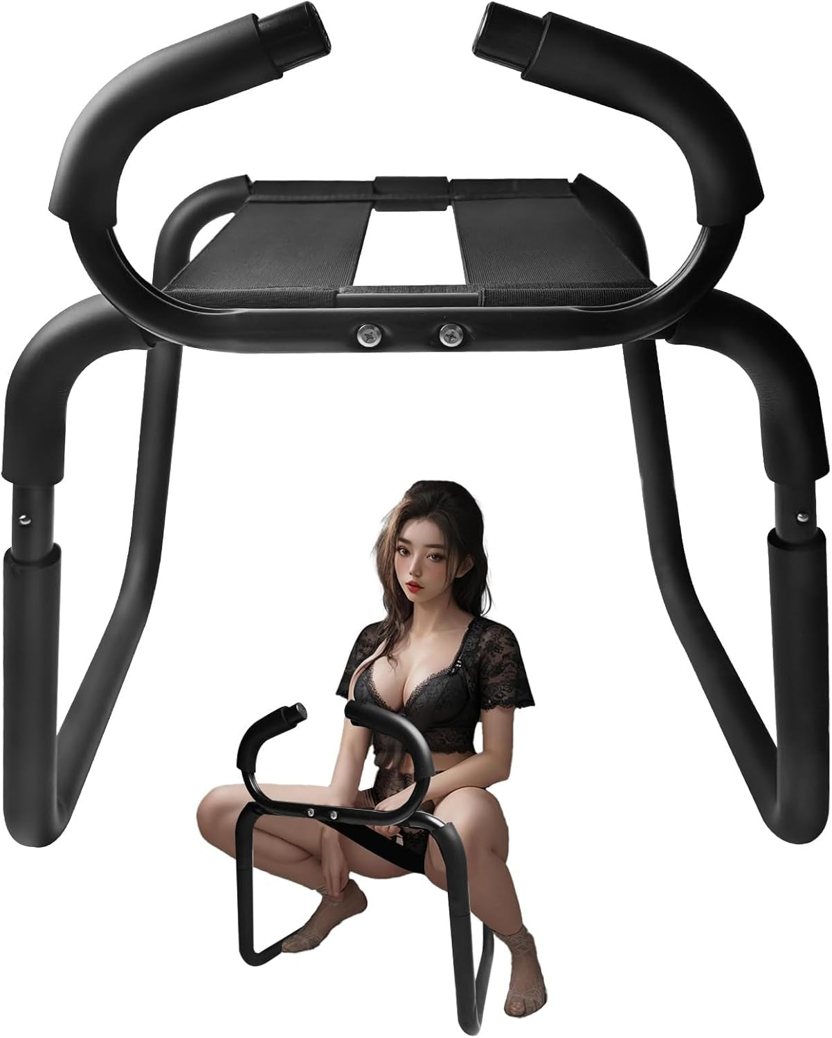 Silla sexual AxisControl con apoyabrazos y correas elásticas