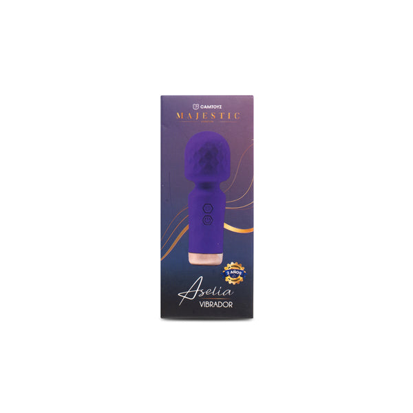 Vibromasseur baguette Aselia Majestic violet
