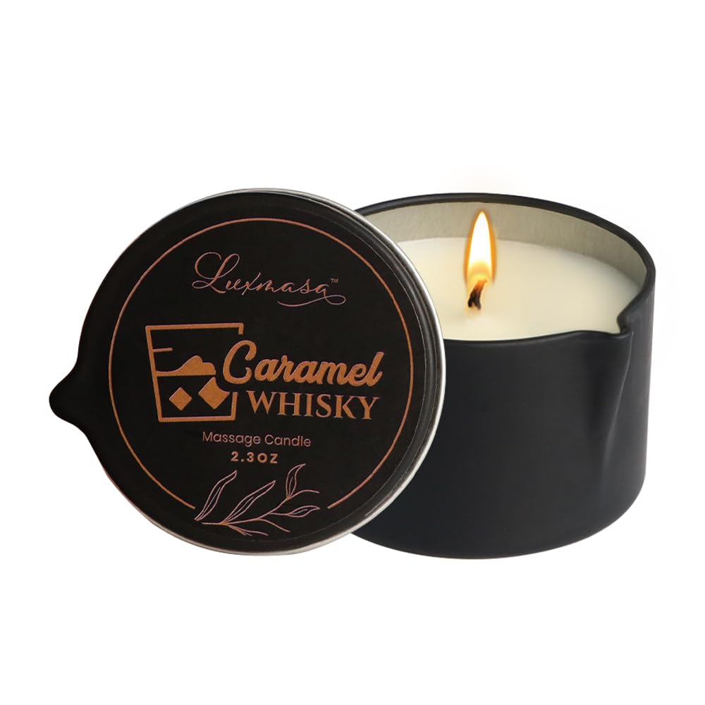 Caramel Whisky Sensual Massage Candle