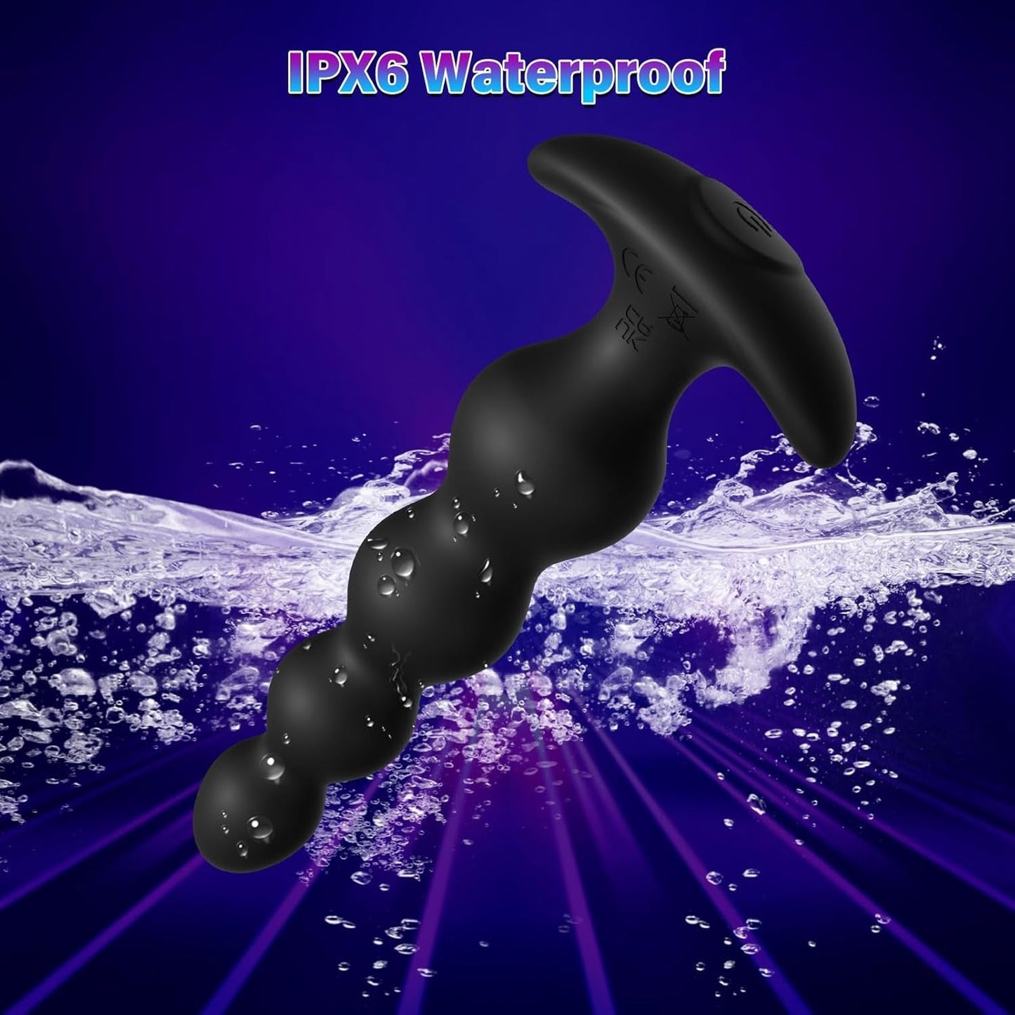 CascadePulse App-Control Vibrating Anal Beads | 9 Modes