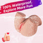 Poupée sexuelle portable LuxeGrip 2,7 kg | Kit de masturbateur double canal