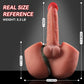 NytheraX Torso de muñeca sexual masculina vibratoria con empuje de 7 pulgadas