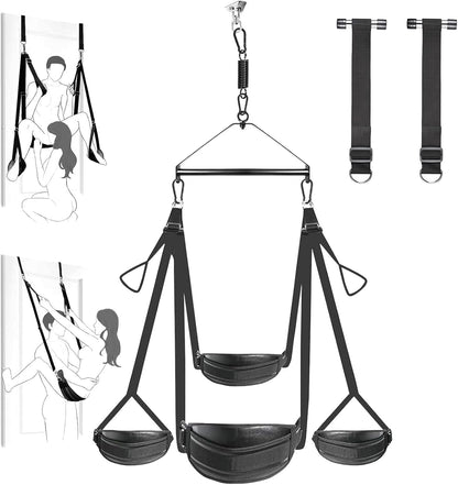 Kit de columpio sexual TriVanta 360° para techo y puerta