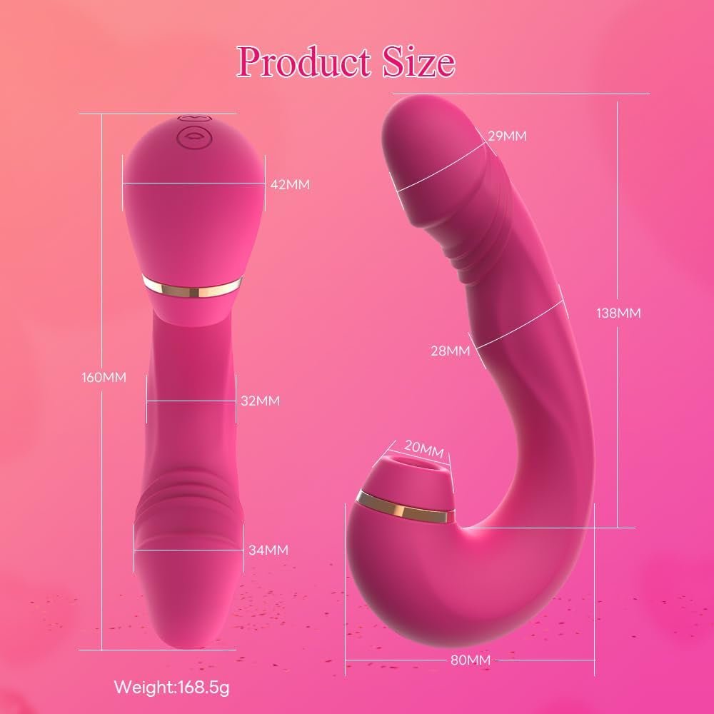 BlushSuction L-Shaped Suction & Tap Vibrator