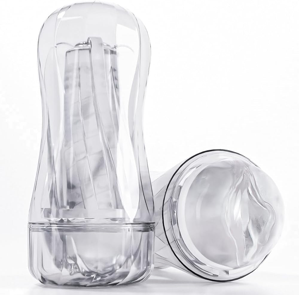 ClearGrip Espiral Succión Stroker Transparente