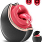 Vibrador de clítoris en forma de rosa ElyraLuxe 3 en 1 con 10 modos