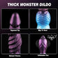 Dildo de nudos inflable AeroKnot ajustable con ventosa gruesa