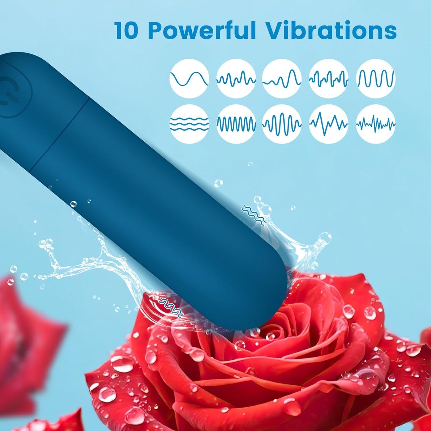 Minivibrador Bala CoreRelief Sumergible Silencioso de Silicona