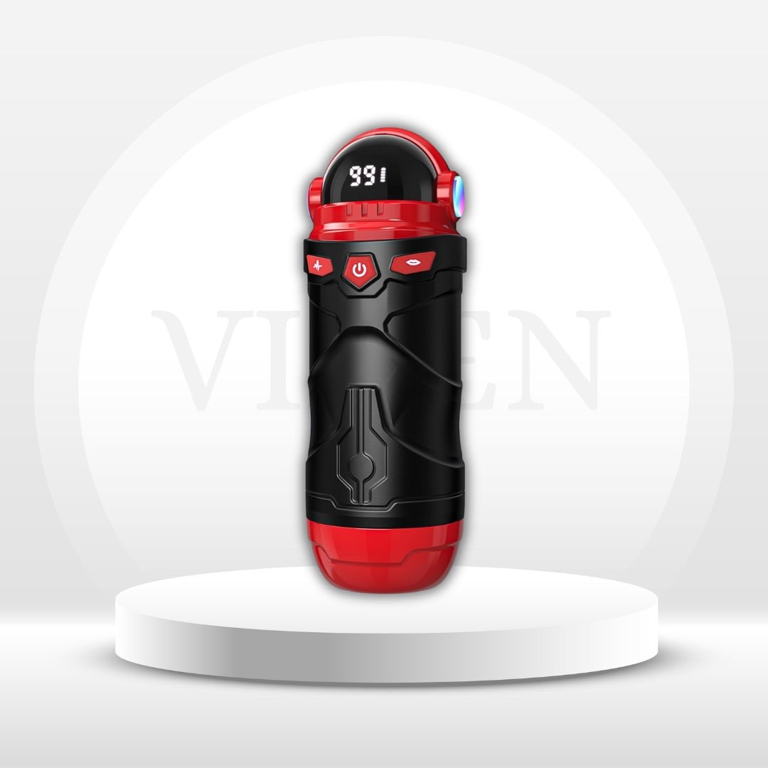 CipherX 2 Sleeves Male Stroker 9 Suction + 9 Vibe
