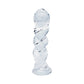 Dildo de cristal trenzado serafín Clarity